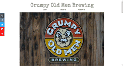 Desktop Screenshot of grumpyoldmenbrewing.com