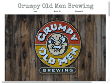 Tablet Screenshot of grumpyoldmenbrewing.com